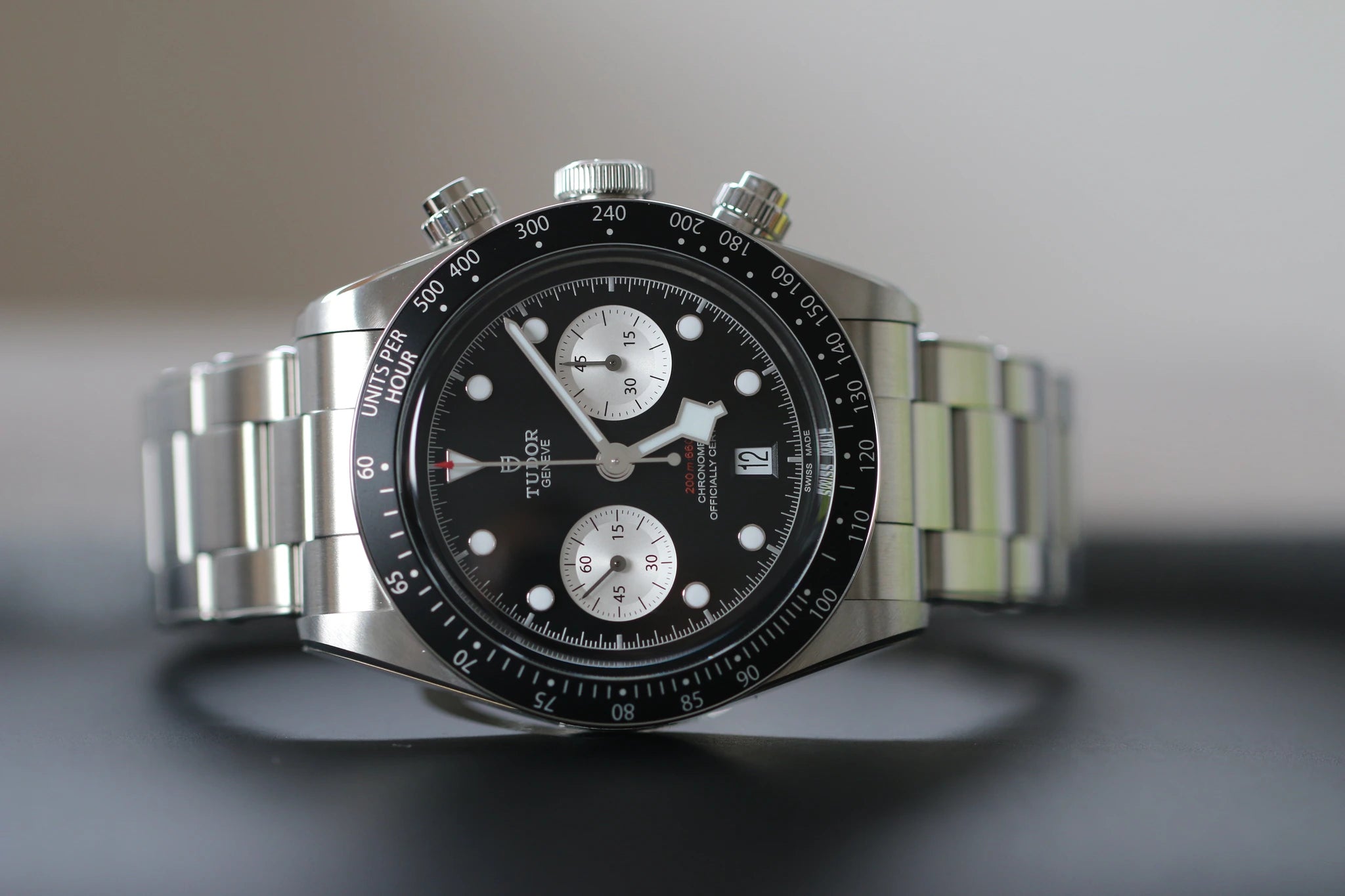 Tudor Black Bay Chrono 79360N 2021 Noir Argent Acier inoxydable