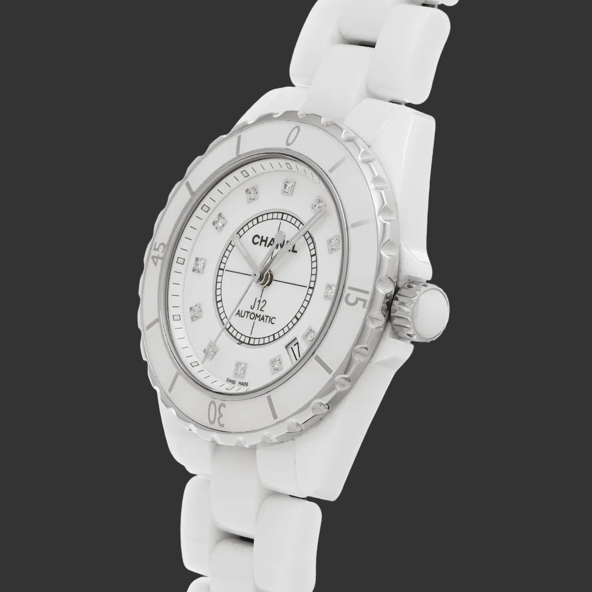 Chanel J12 38MM H1629  Blanc Diamant Céramique