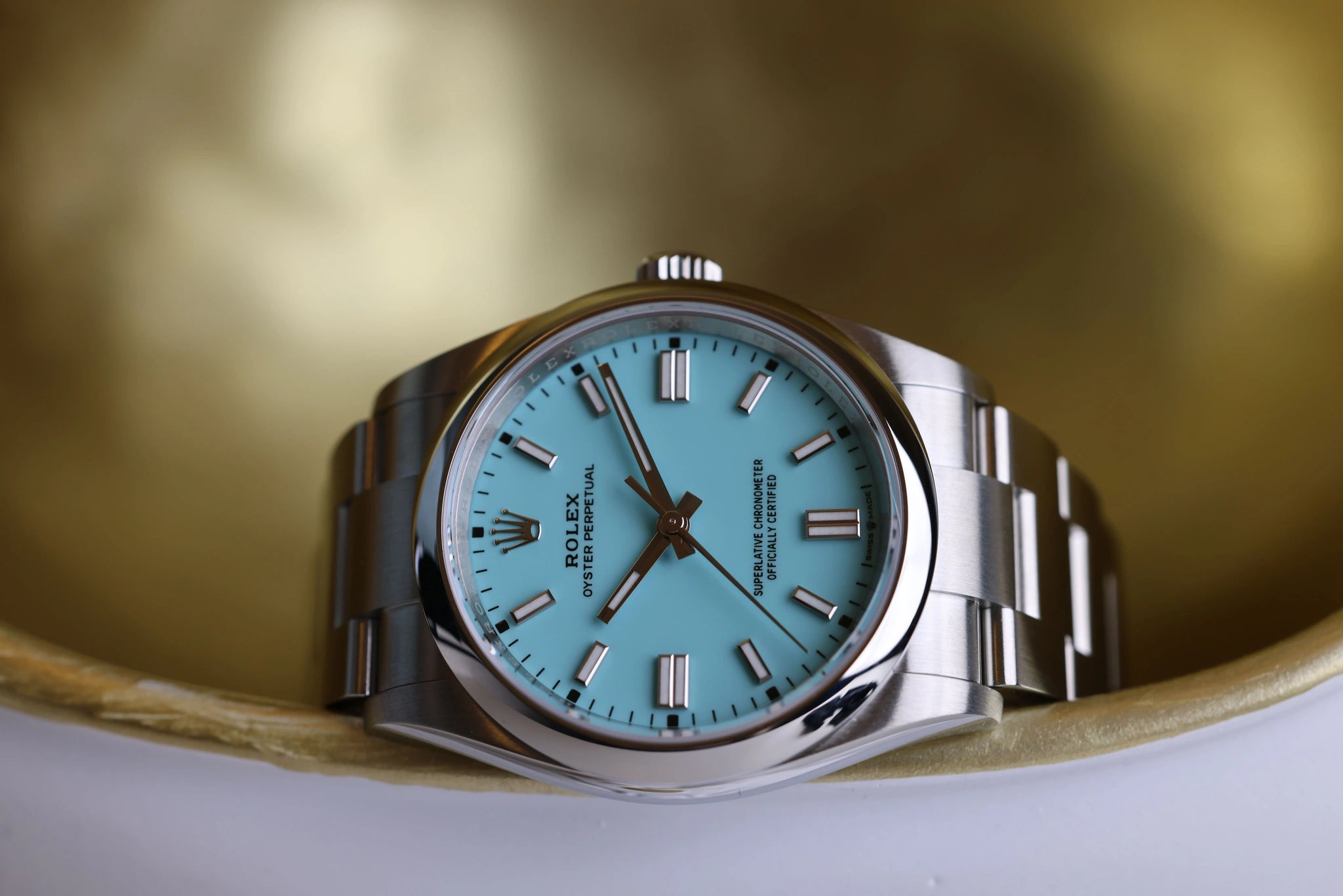 Rolex Oyster Perpetual 36 126000 Full set 2026 Bleu Tiffany