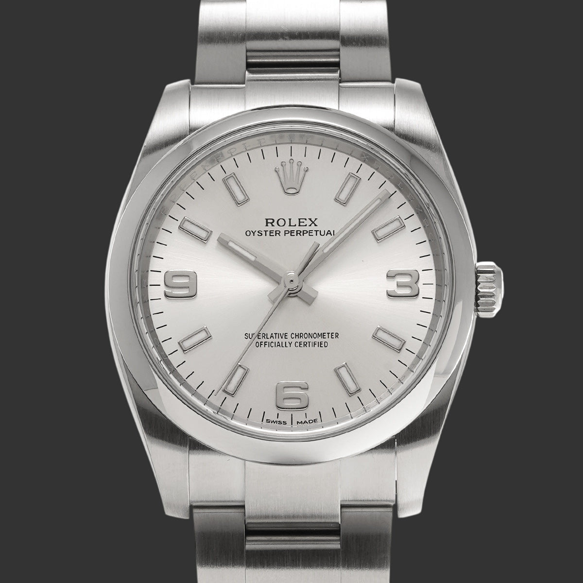 Rolex Air-King 114200 2018 Argent  Acier inoxydable