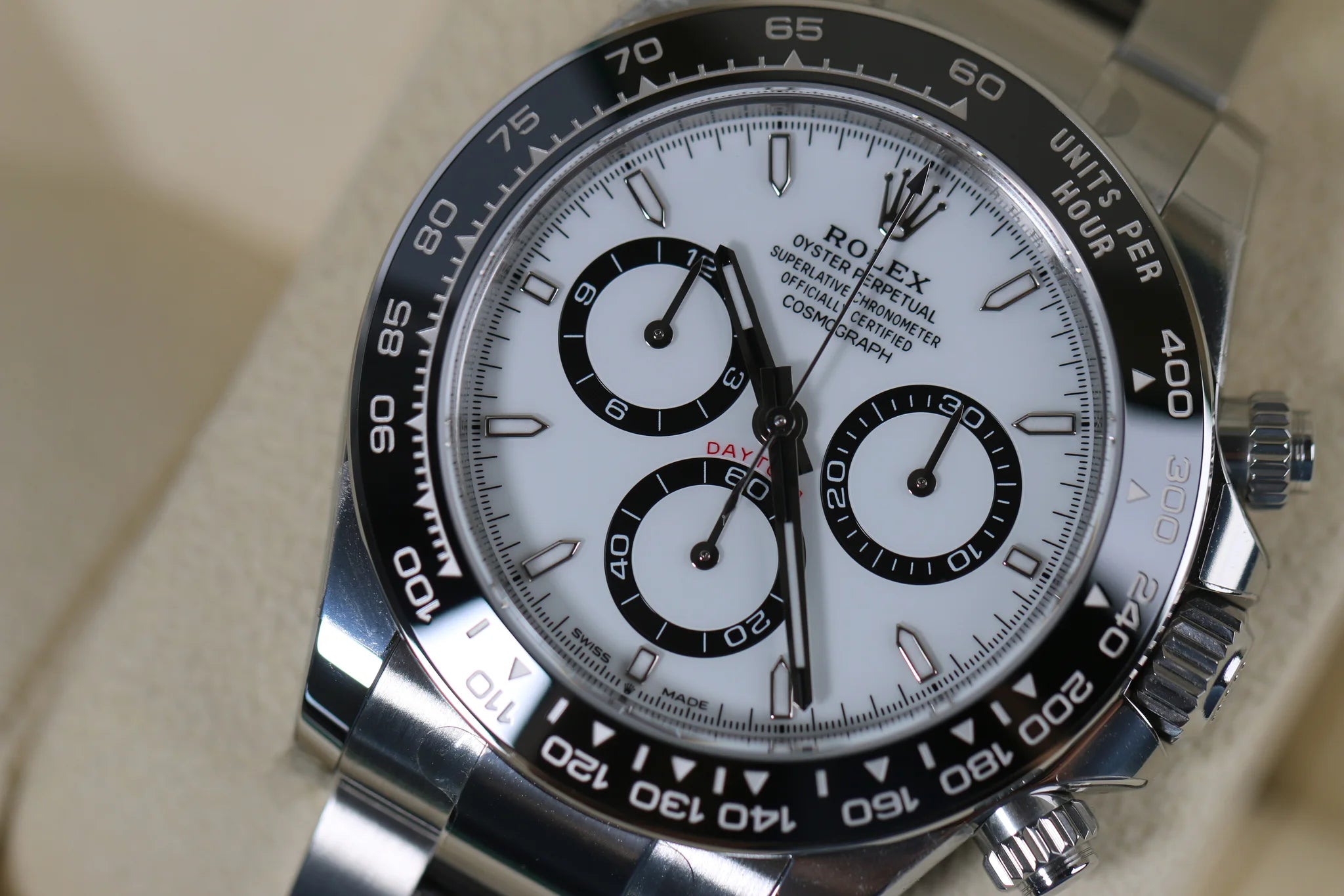 Rolex Cosmograph Daytona 126500LN 2025 Blanc  Acier inoxydable