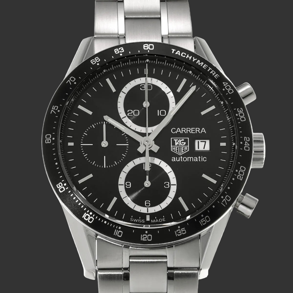 TAG Heuer Carrera Calibre 16 Chronomètre CV2010.BA0794  Noir Acier inoxydable