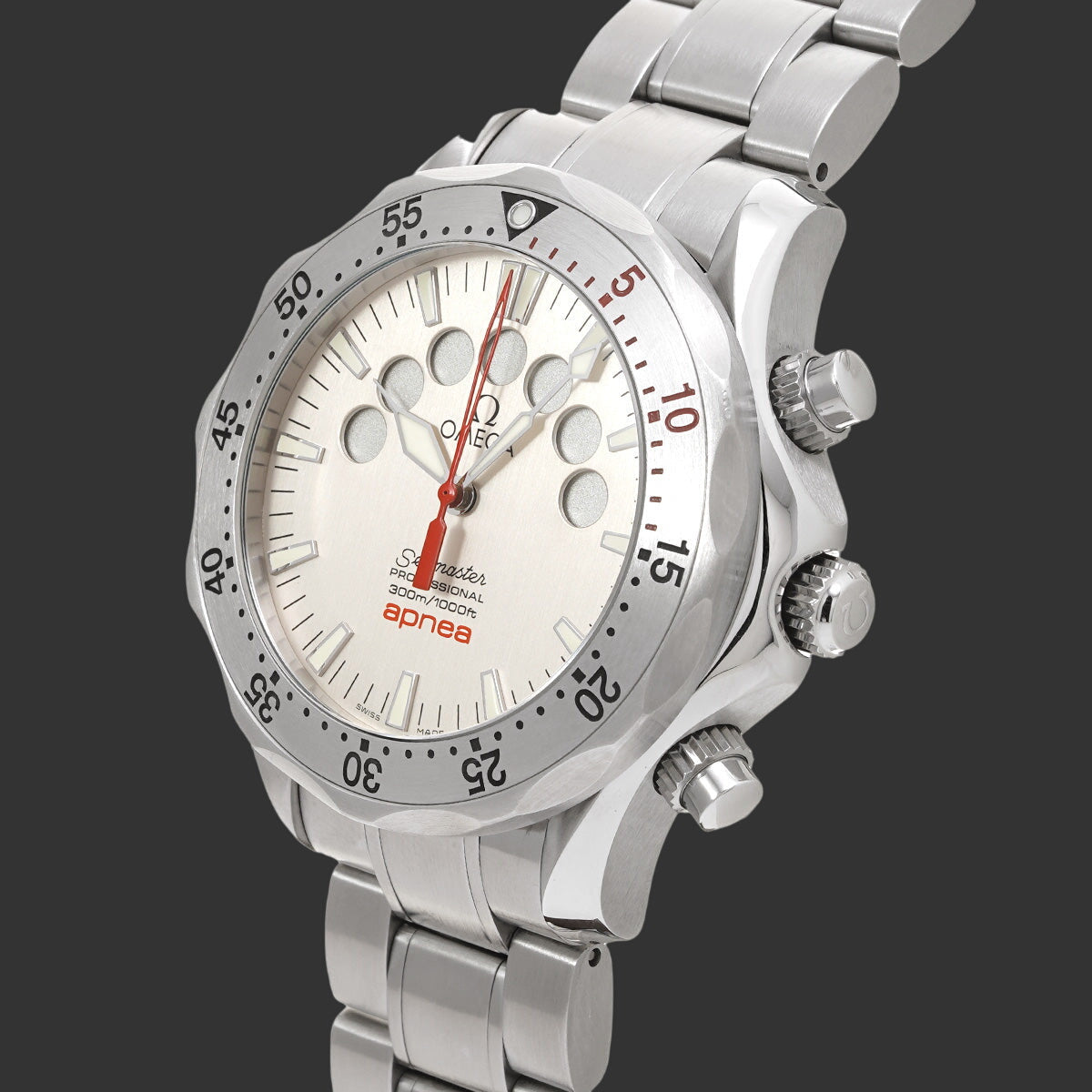 Omega Seamaster 300 Apnea Jacques Mayol 2595.30 2004 Argent  Acier inoxydable