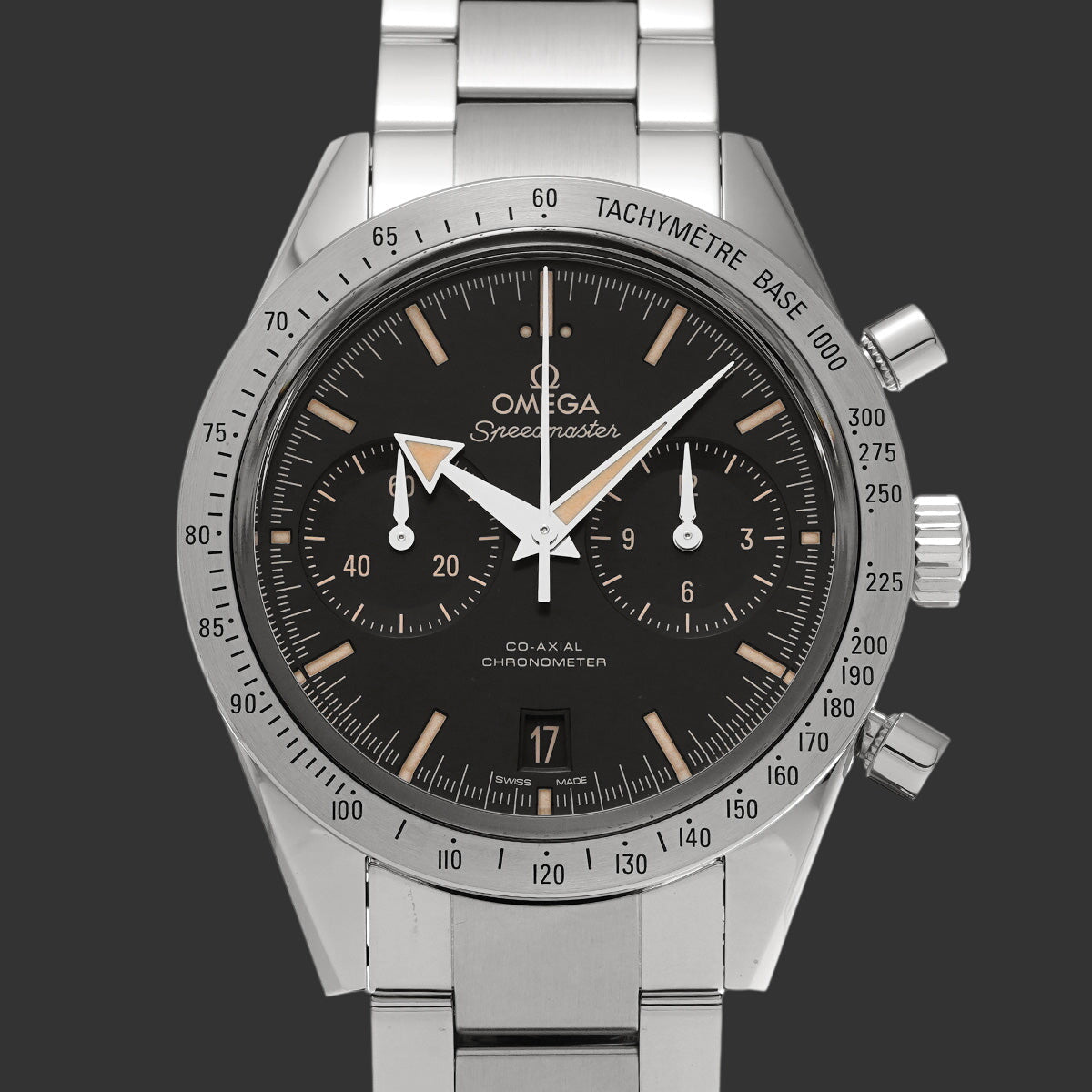 Omega Speedmaster '57 Coaxial 331.10.42.51.01.002 2022 Noir  Acier inoxydable