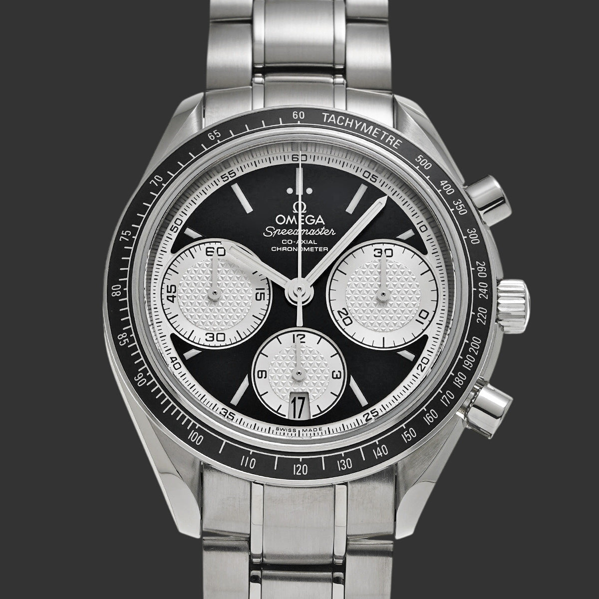 Omega Speedmaster Racing Coaxial 326.30.40.50.01.002 2013 Noir Argent Acier inoxydable
