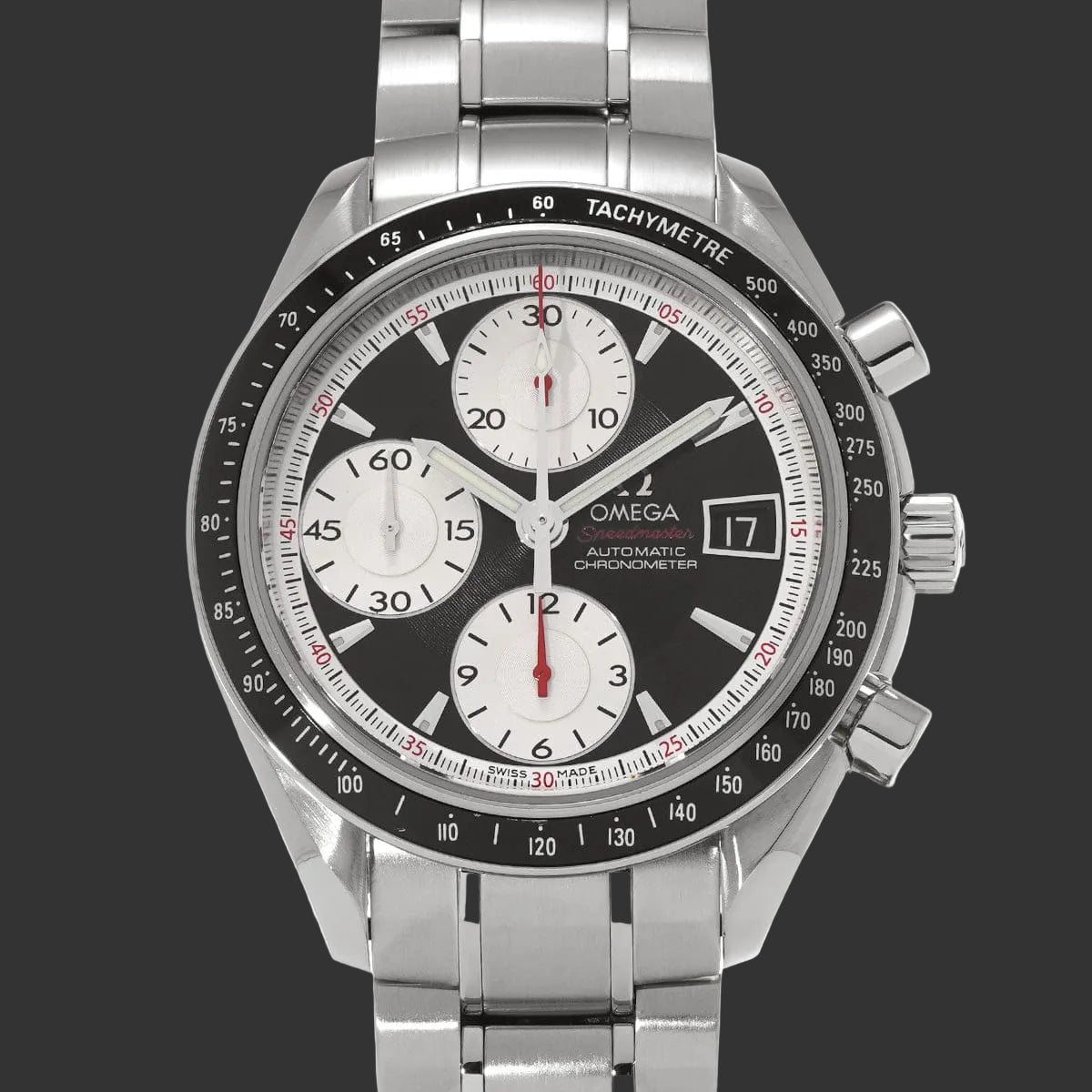 Omega Speedmaster Date 3210.51 2011 Noir Argent Acier inoxydable
