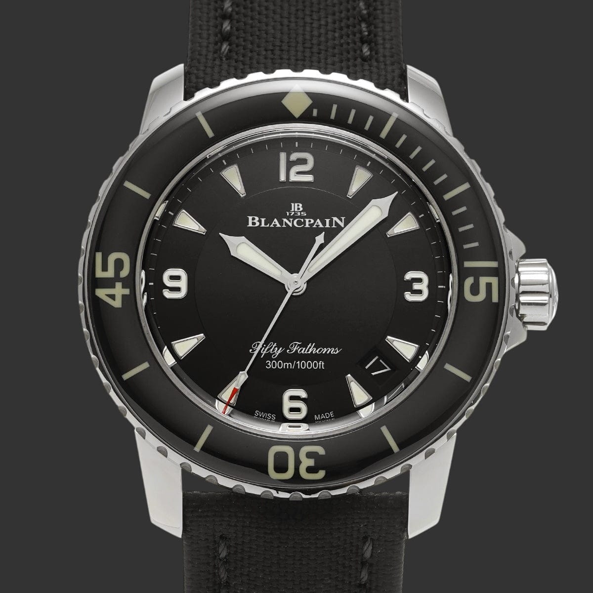 Blancpain Fifty Fathoms 5015-1130-52A 2023 Noir Acier inoxydable