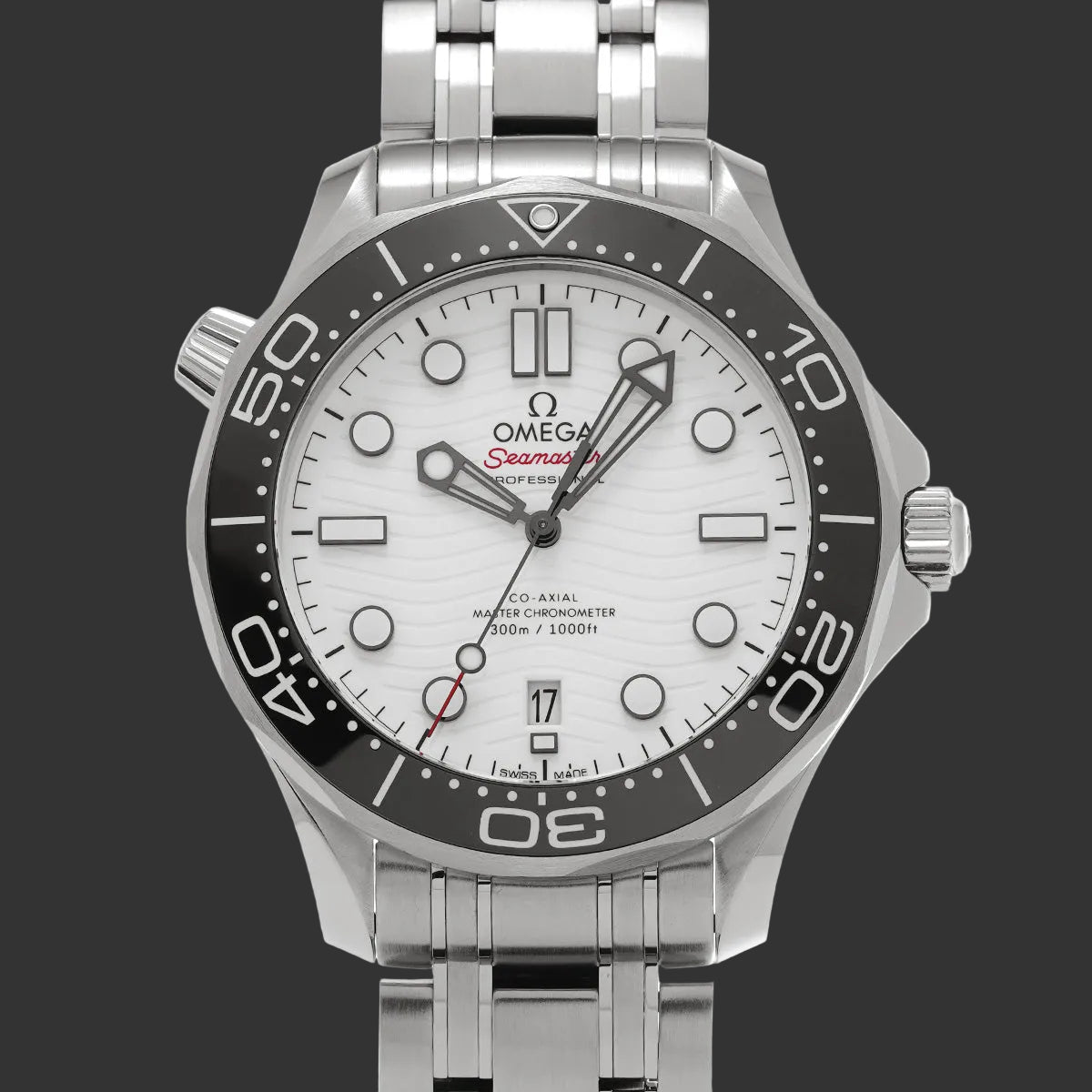Omega Seamaster Diver 300M Co-Axial Master Chronometer 210.30.42.20.04.001 2025 White Stainless Steel