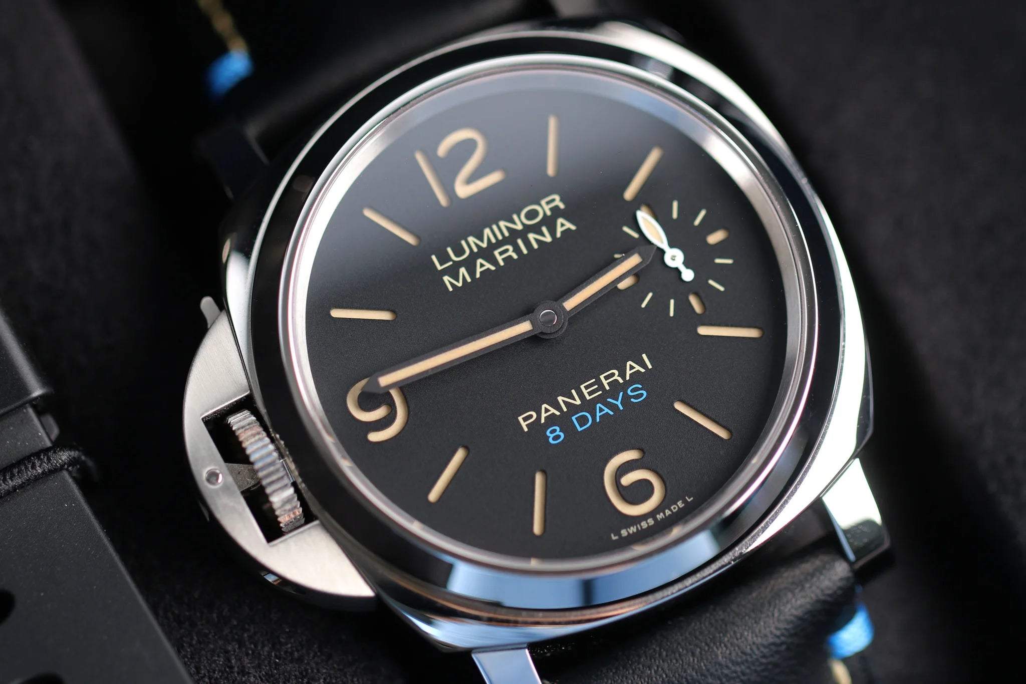 Panerai Luminor Gaucher 8 jours Acciaio PAM00796 2019 Noir  Acier inoxydable