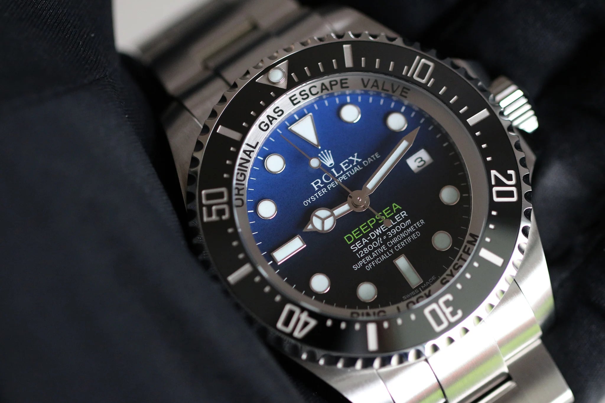 Rolex Sea-Dweller Deep Sea 116660 2017 Bleu profond Acier inoxydable