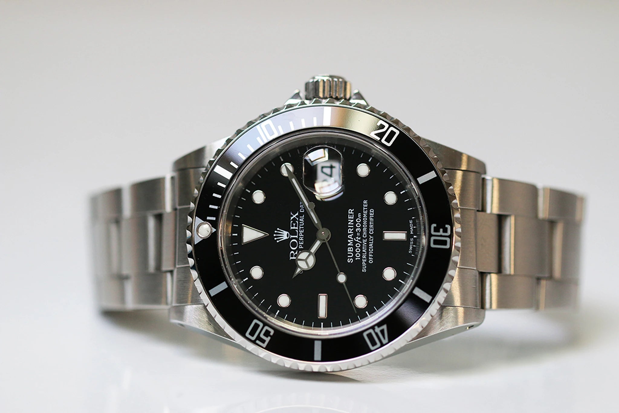 Rolex Submariner Date 16610 2010 Noir  Acier inoxydable