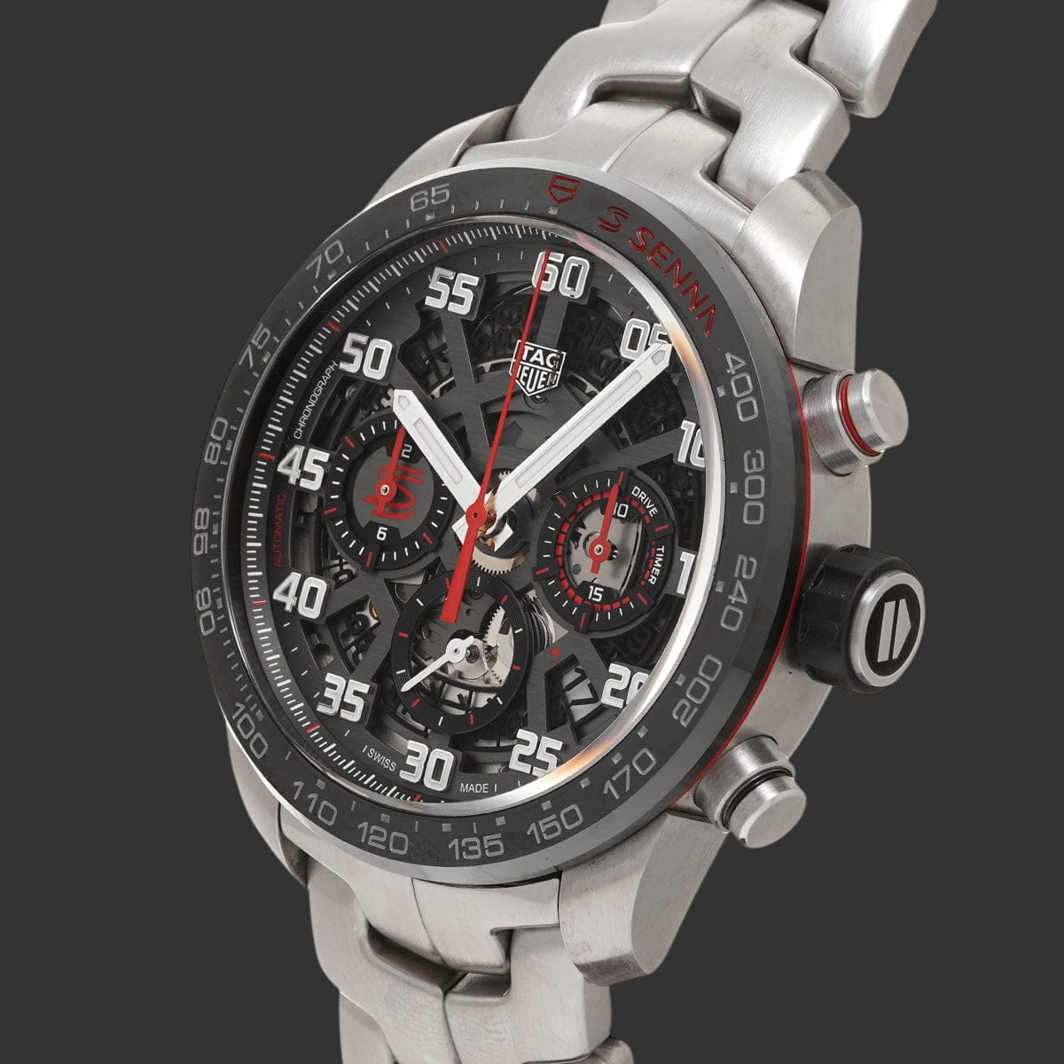 TAG Heuer Carrera Calibre Heuer 02 Chronographe Ayrton Senna CBG2013.BA0657