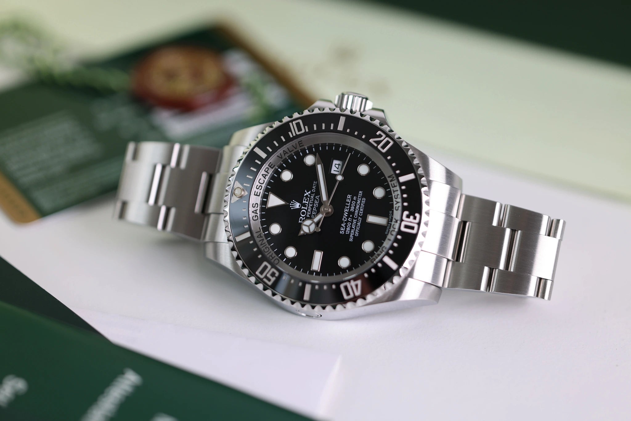 Rolex Sea-Dweller Deepsea 116660 2013 Noir Acier inoxydable