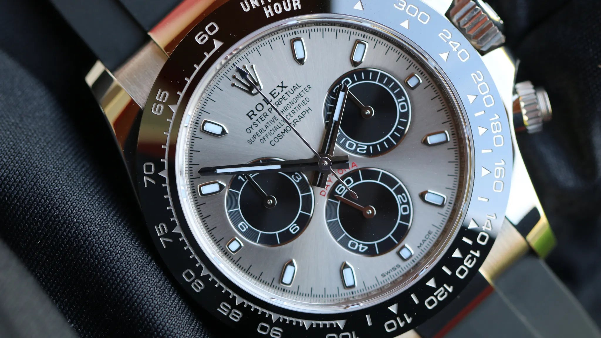 Rolex Cosmograph Daytona 116519LN 2021 Acier Noir Or blanc