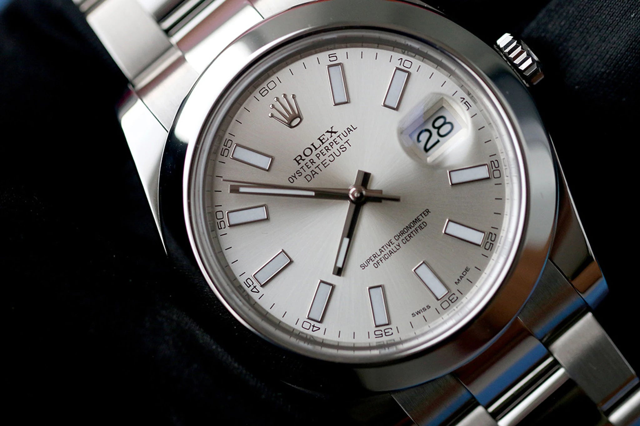 Rolex Datejust II 116300 2014 Argent  Acier inoxydable