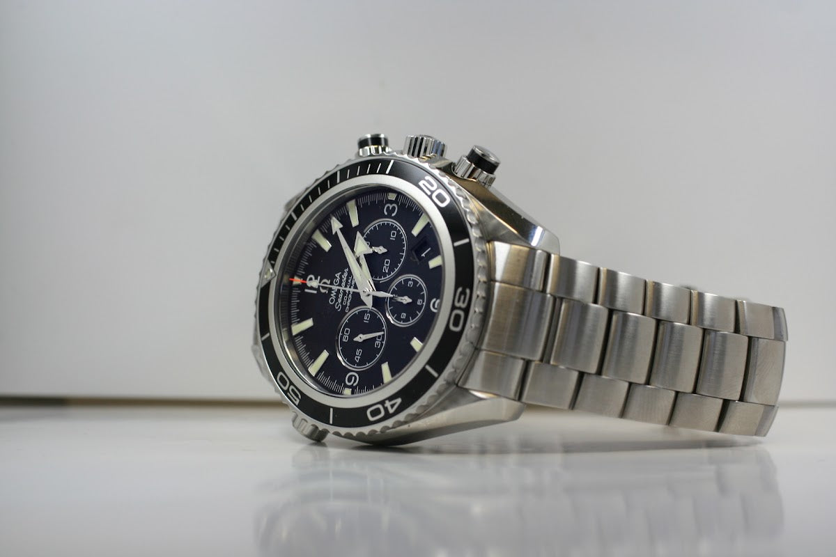 Omega Seamaster Planet Ocean 600 Coaxial Chronograph 2210.50 2019 Noir Acier inoxydable