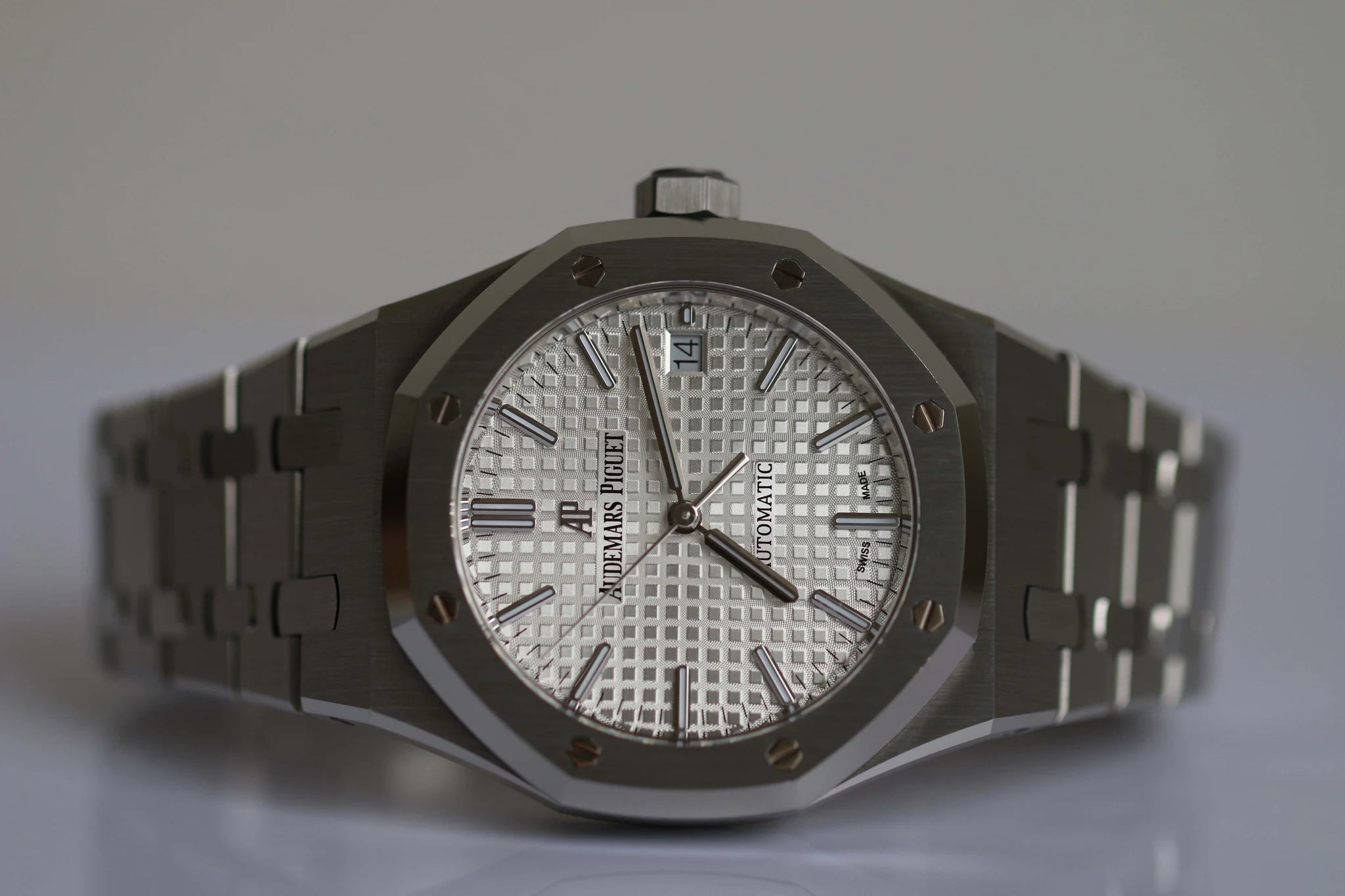 Audemars Piguet Royal Oak 15450ST.OO.1256ST.01 2016 Argent Acier inoxydable