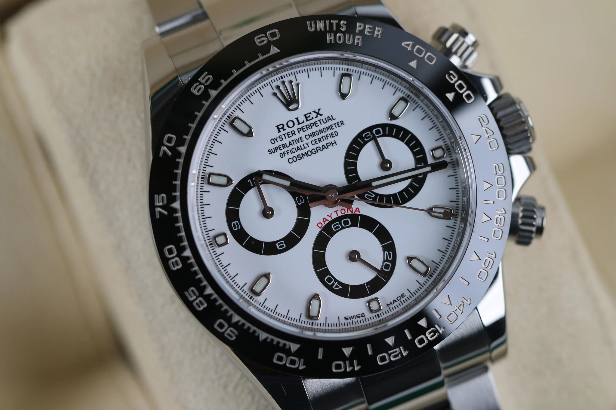 Rolex Cosmograph Daytona 116500LN 2022 Weiß Edelstahl