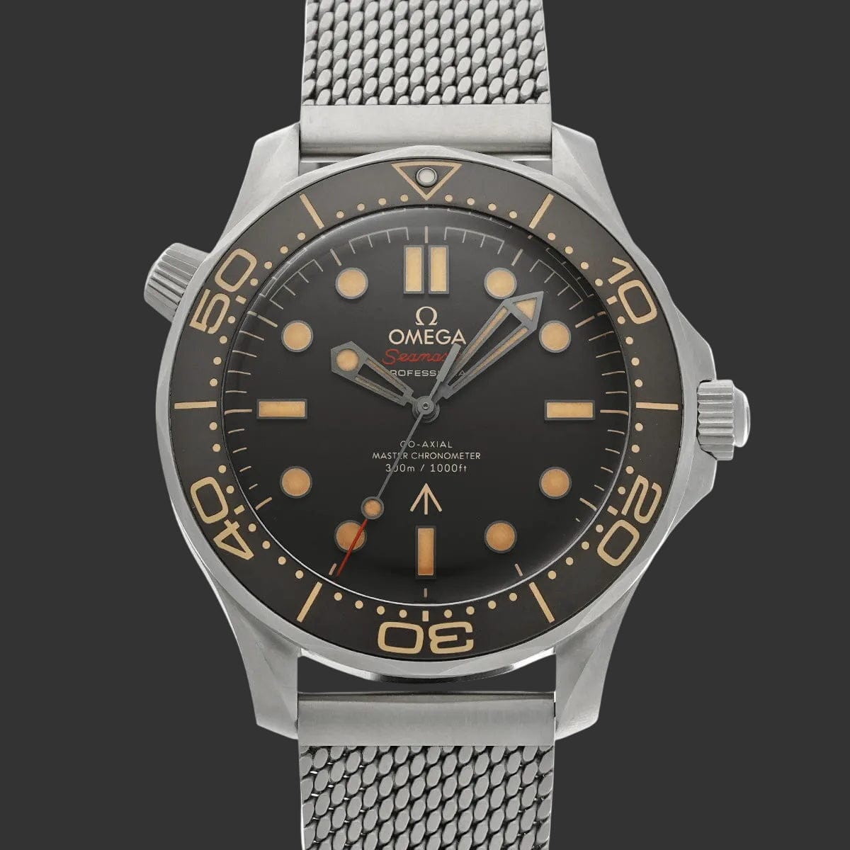 Omega Seamaster Diver 300 Co-Axial Master Chronometer 007 210.90.42.20.01.001 2021 Titanbraun