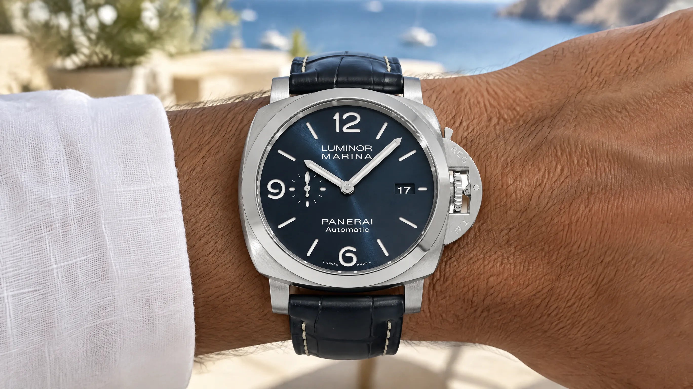 Panerai Luminor Marina 44MM PAM01313 2022 Blau Edelstahl