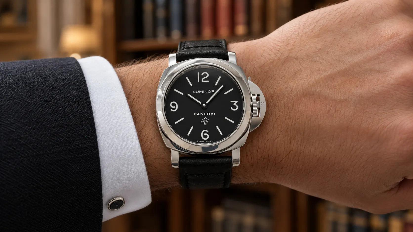 Panerai Luminor Base Logo PAM00000 2008 Noir Acier inoxydable