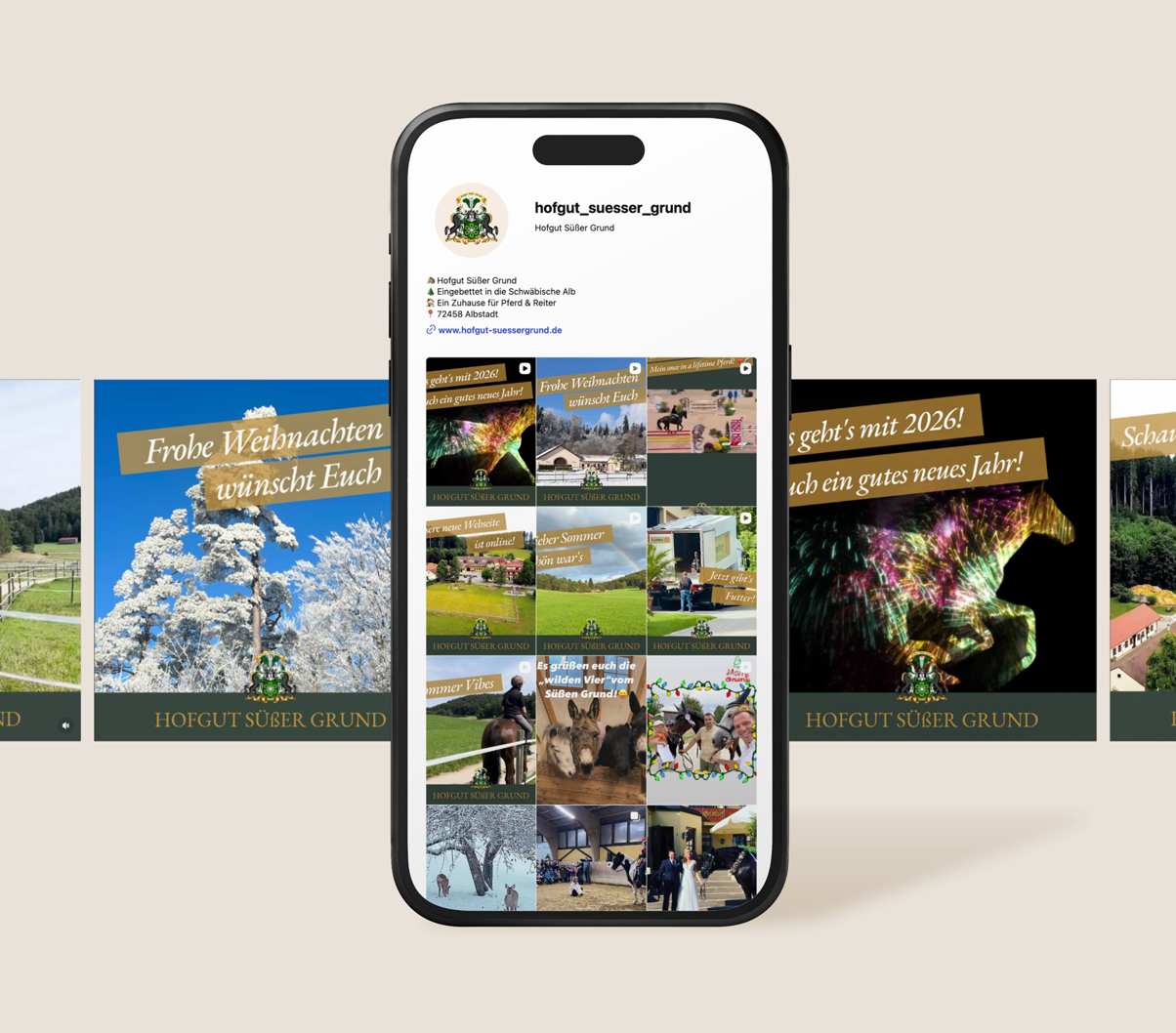 Social Media und Instagram Postings Konzeption und Umsetzung von Simone Wipf Studio S