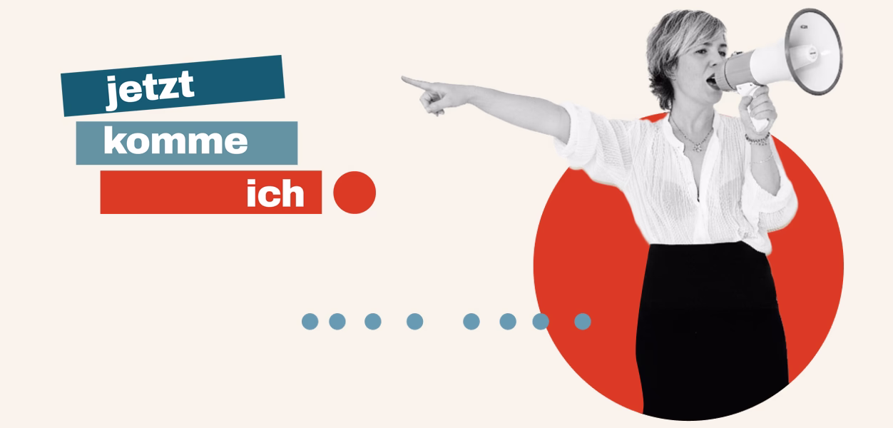 Logo und CI Jetzt komme ich erstellt von Simone Wipf von Studio S