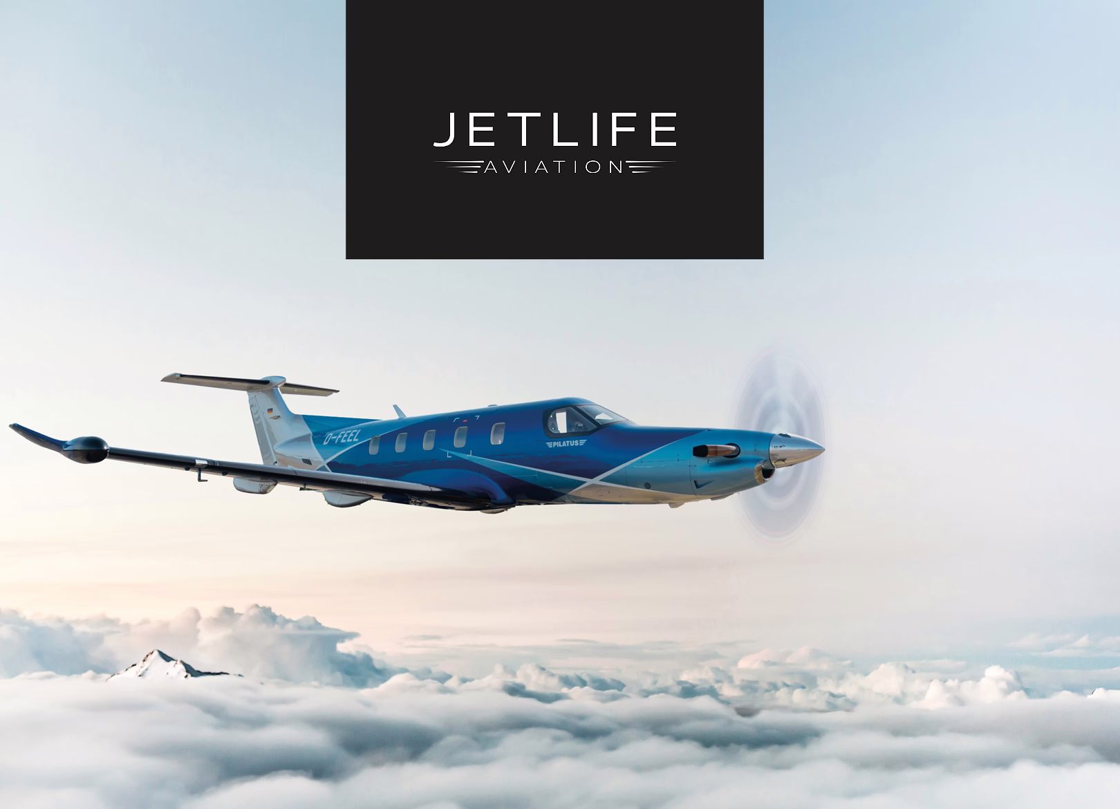 Jetlife Aviation designt und CI Überarbeitung von Simone Wipf von Studio S