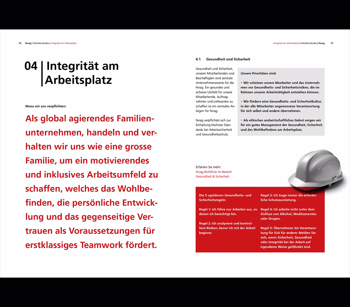 Print Broschüre für ferag von Simone Wipf von Studio S