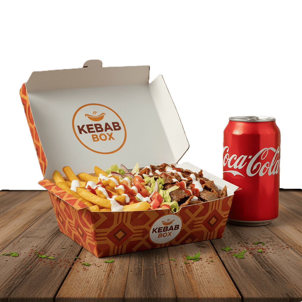 Box mixto + patatas + bebida.