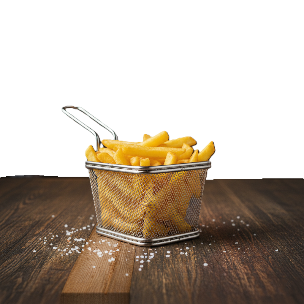 Patatas fritas caseras.