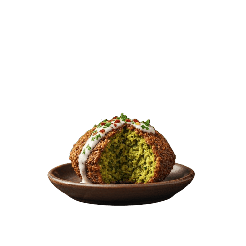 Una unidad extra de falafel.