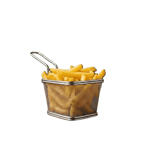 Porción individual de patatas fritas.