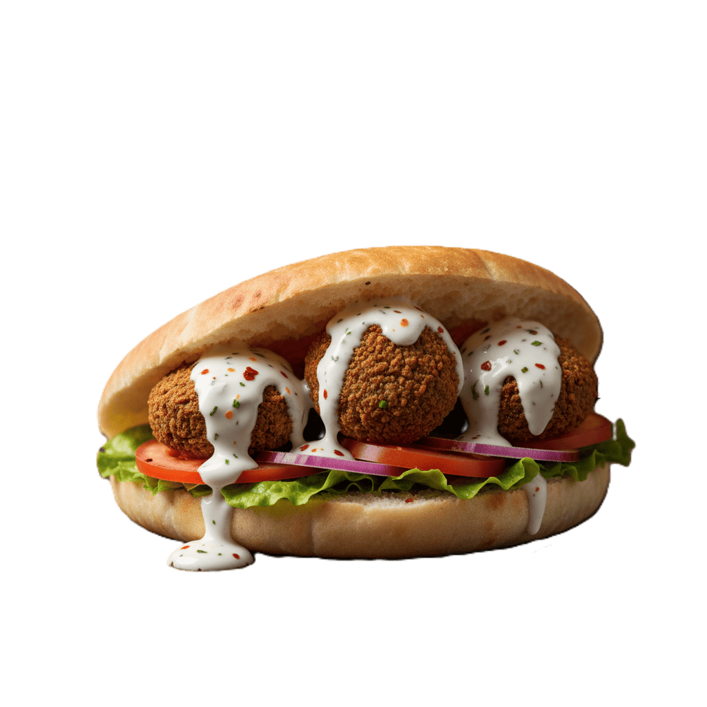 El clásico kebab con alma vegetariana, ligero pero lleno de sabor.