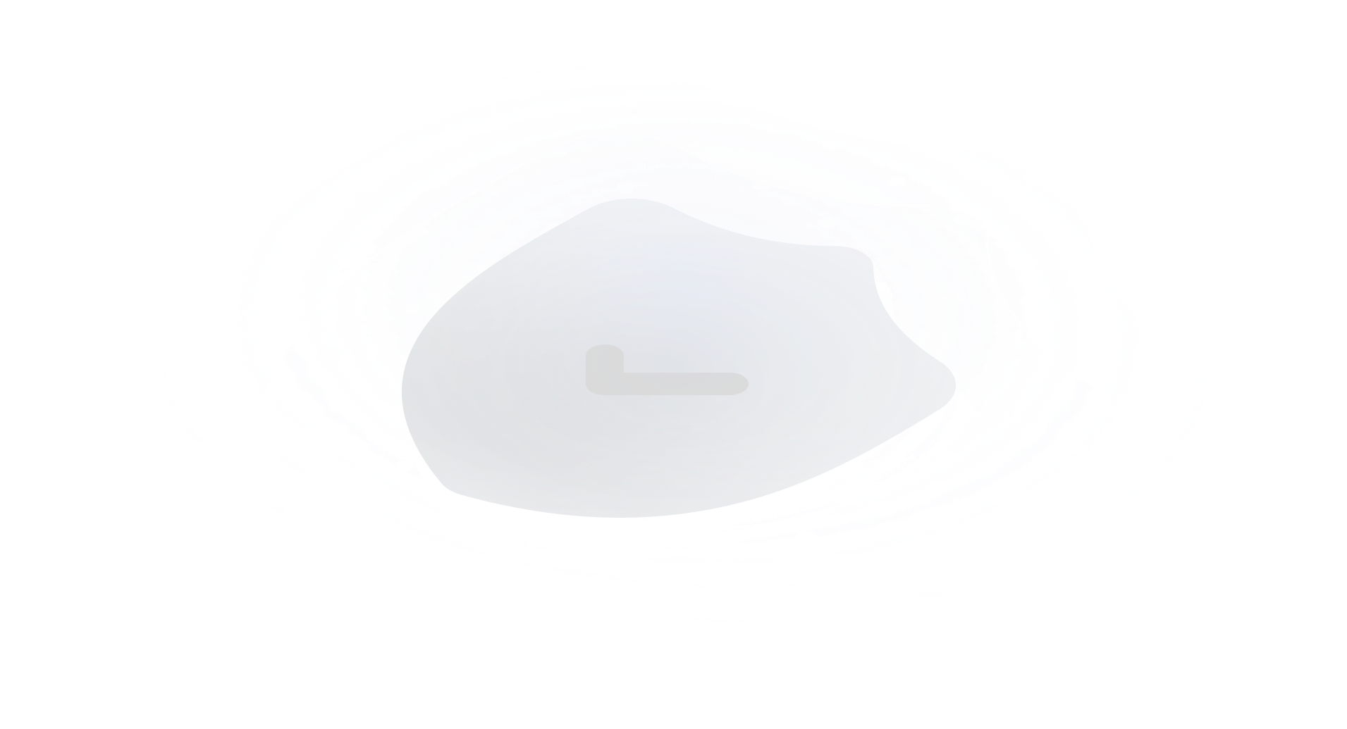 Abstract gray shield icon with a checkmark in the center surrounded by dotted circular patterns representing security.