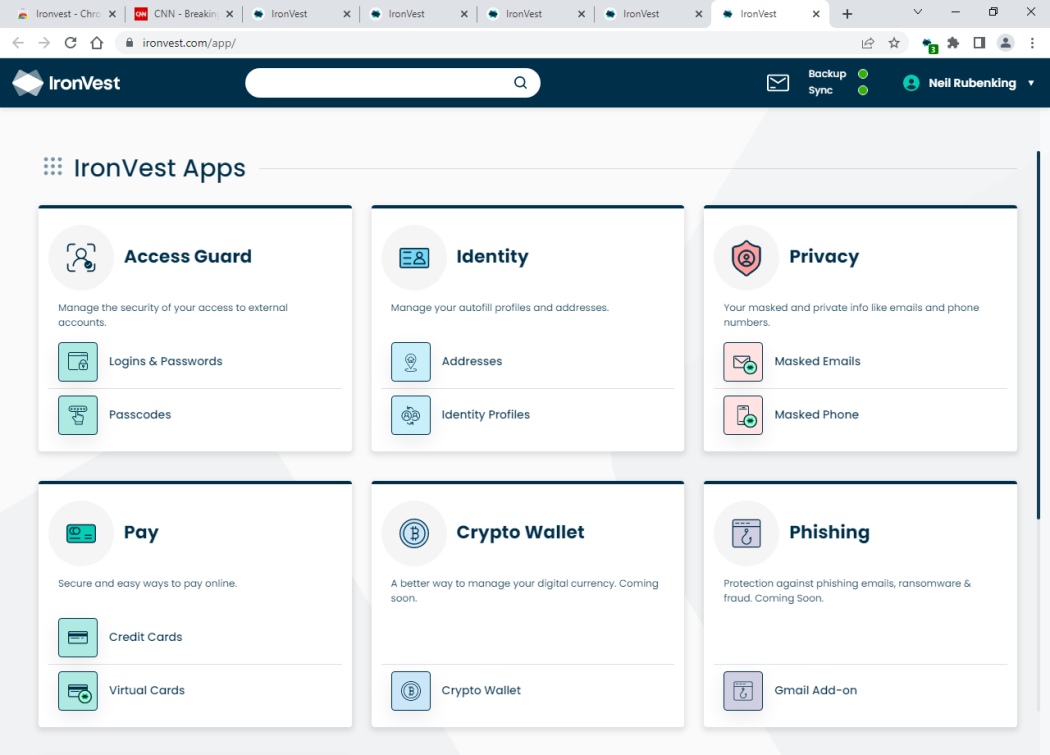 IronVest platform image