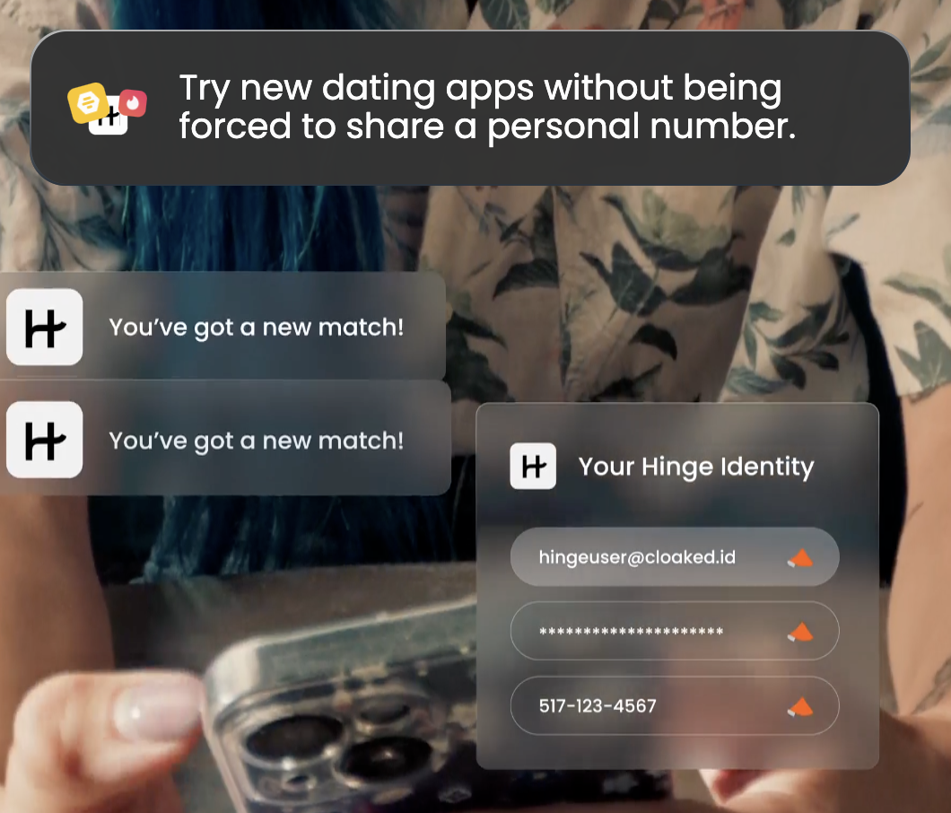 Cloaked being used for online dating platform