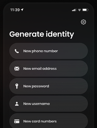 Generate identity with Cloaked