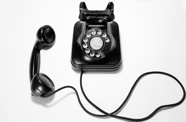 Image of a landline telephone
