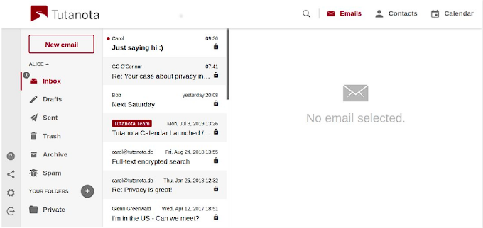 Image of Tutanota platform