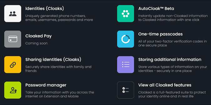 Image of Cloaked features