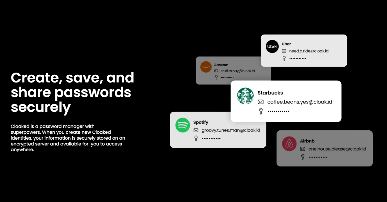 cloaked password vault