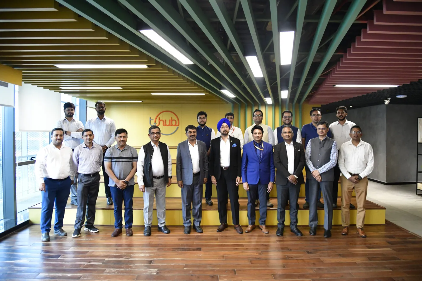 Defence and iDEX leadership with the T-Hub team