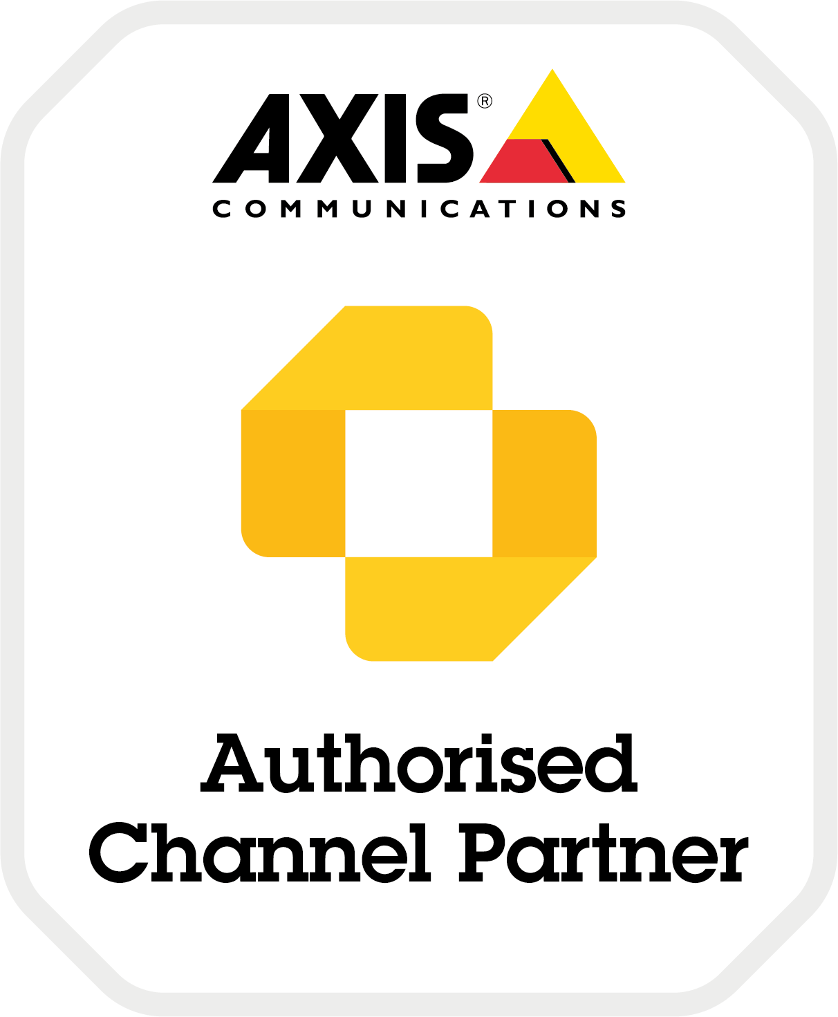 Axis Communications logo with the text 'Authorized Partner' below it.