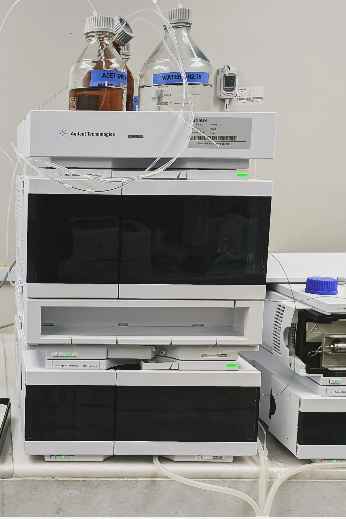 Komplett nyckelfärdigt HPLC-system.