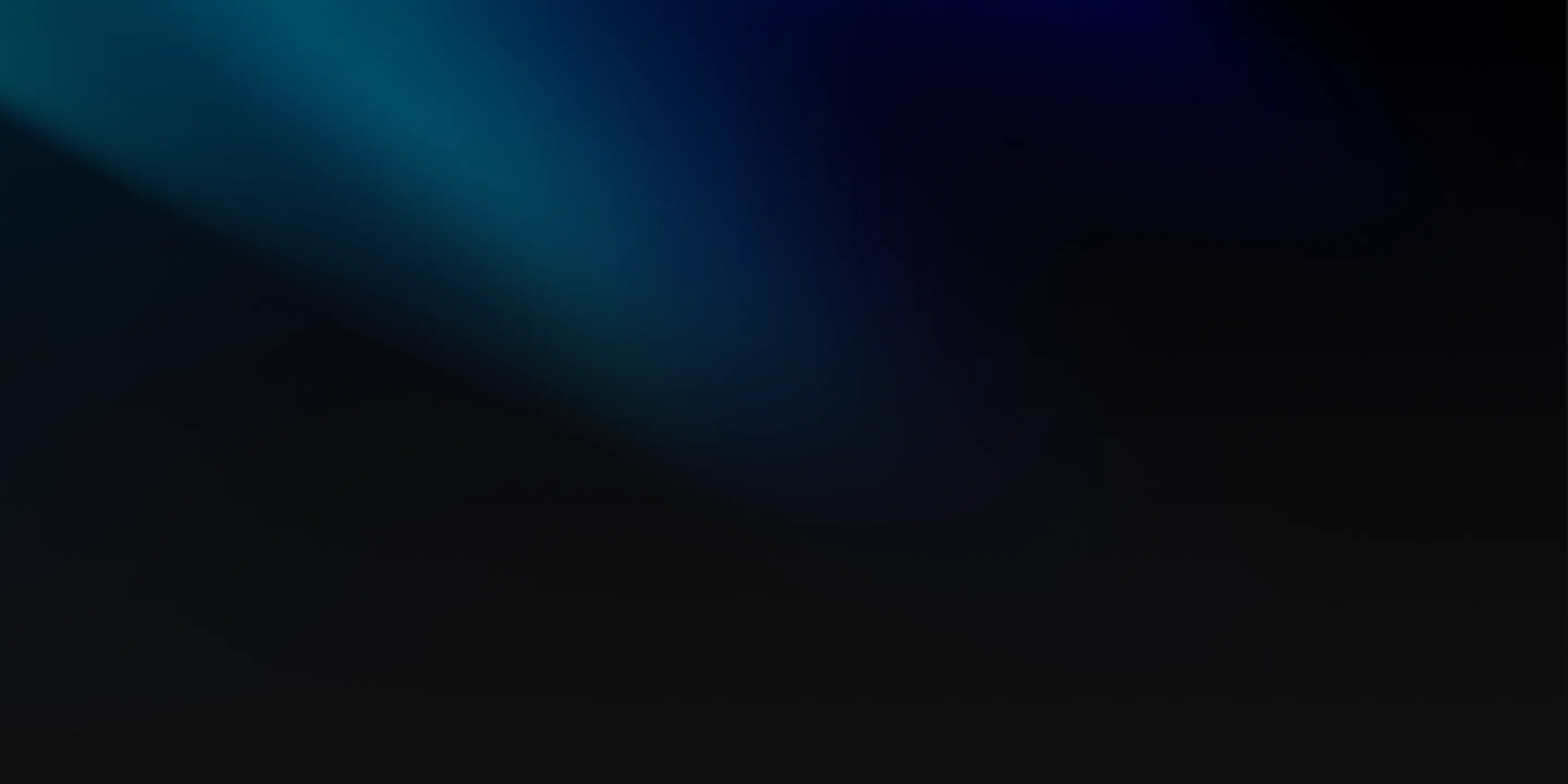 Abstract dark background with subtle blue gradient lighting.