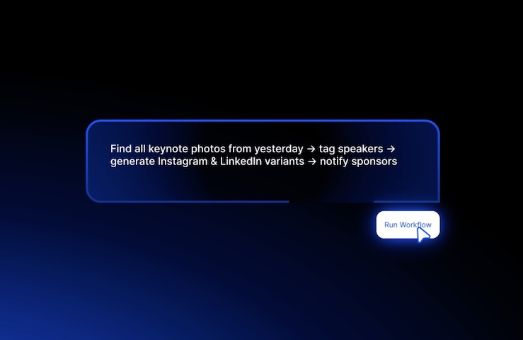 Live event highlights workflow output