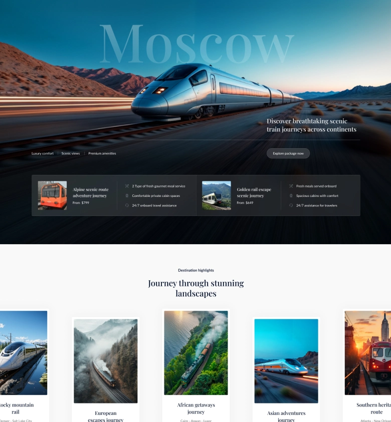 train-travel-package