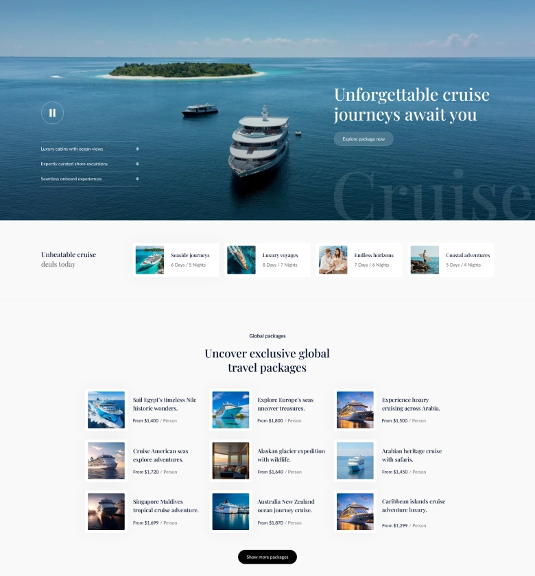 cruise-travel-package