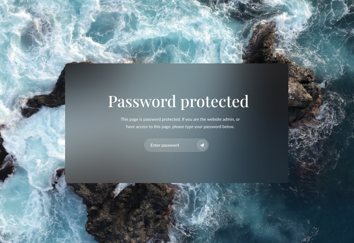 Password protected